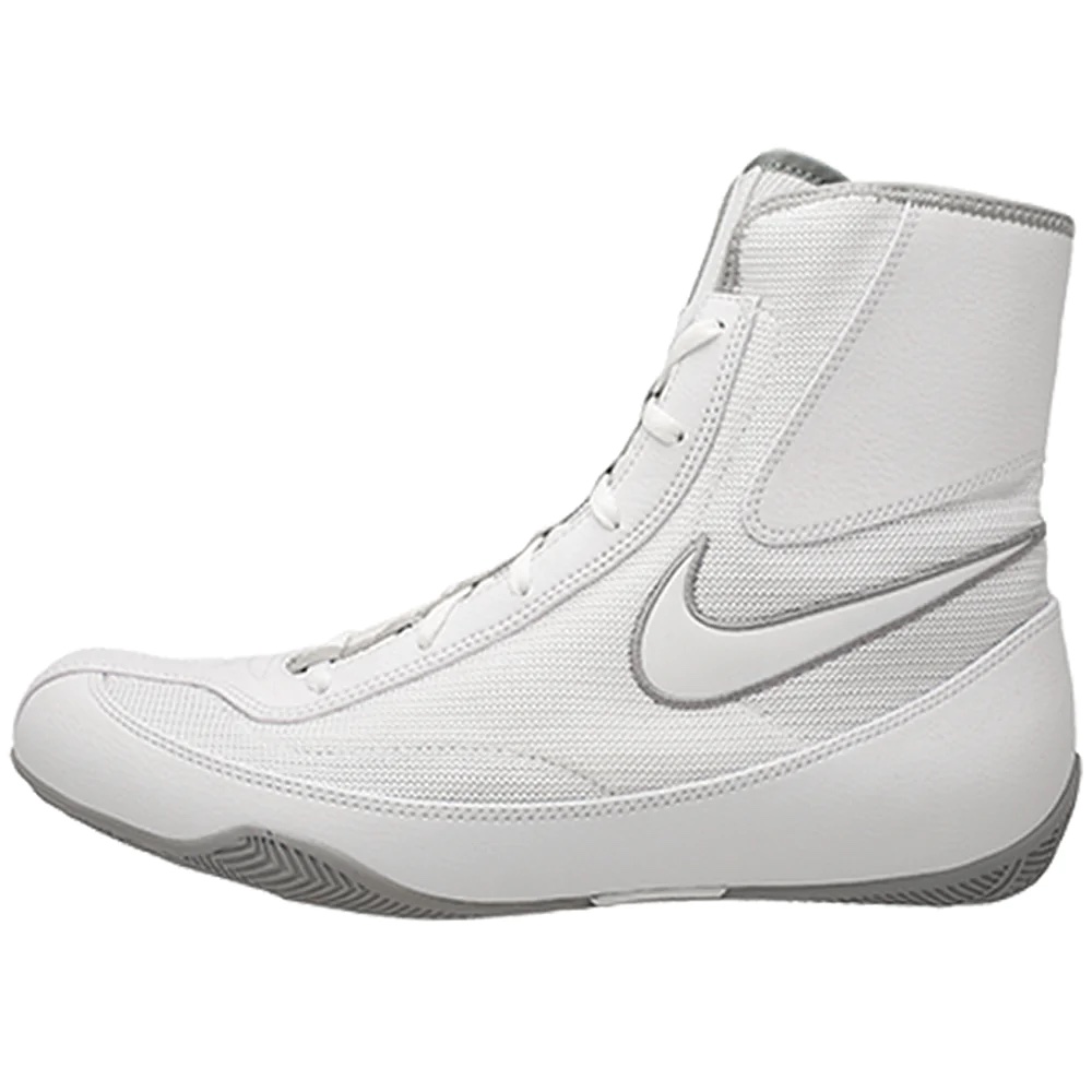 Nike Machomai Mid Boxing Boots White Boxing Warehouse inside Sporty s Warehouse